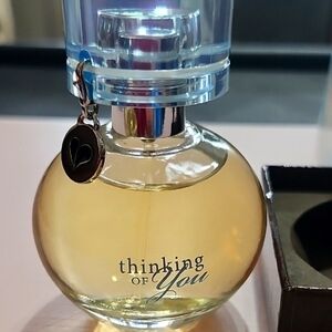 Mary Kay Thinking of You Eau De Parfum perfume in a Blue and Brown Gift Box 1 oz